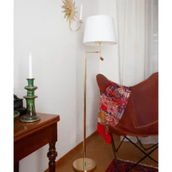 Orlando Golvlampa Mässing