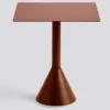 Palissade Cone Bord 65 X 65 Cm, Järnröd
