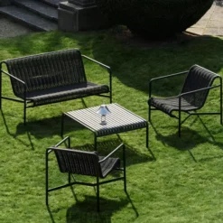 Palissade Cord Loungesoffa Olivgrön