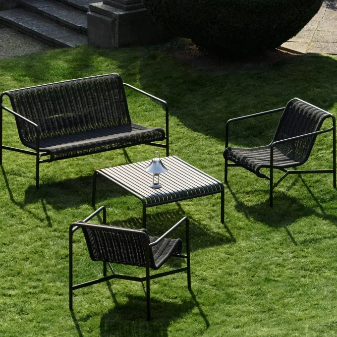 Palissade Cord Loungesoffa Olivgrön