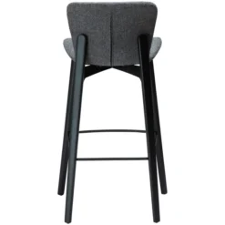 Paragon Barstol Pebble Grey Bouclé, Black 75 cm