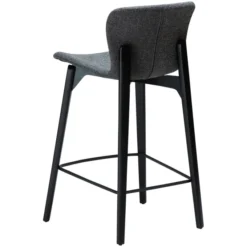 Paragon Barstol Pebble Grey Bouclé, Black 68 cm