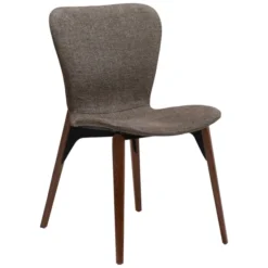 Paragon Stol Major Brown Bouclé, Walnut
