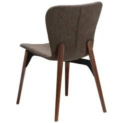Paragon Stol Major Brown Bouclé, Walnut