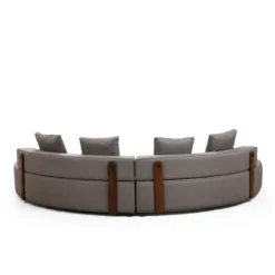 Paramaribo U-form (360-105 x 70 cm) Grå Hörnsoffa