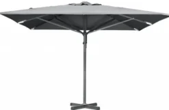 Paris Parasoll Metall 4x4m Antracit/Grå