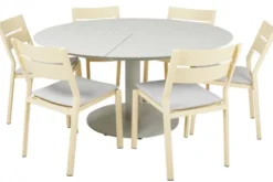 Peace Matbord Rund 150 cm Light Grey