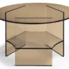 Pepe Soffbord Glas 70cm Bronze