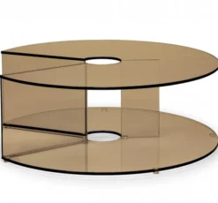 Pepe Soffbord Glas 90cm Bronze