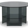 Pepe Soffbord Glas 70cm Smoke