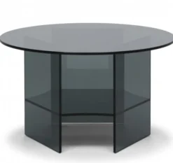 Pepe Soffbord Glas 70cm Smoke
