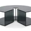 Pepe Soffbord Glas 90cm Smoke