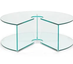 Pepe Soffbord Glas 90cm Transparent