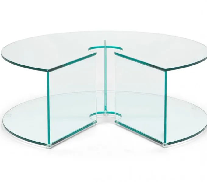 Pepe Soffbord Glas 90cm Transparent
