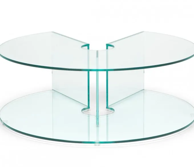 Pepe Soffbord Glas 90cm Transparent