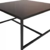 Pierre Soffbord 100x100cm Svart Glas
