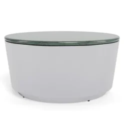 Plaza soffbord 80 cm Runt Grön