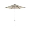 Poppi Parasoll 200 cm Champagne
