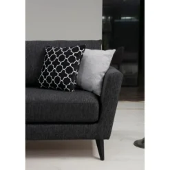 Port Louis 3 Seater (215 x 94 x 88 cm) Mörkgrå 3-sitssoffa