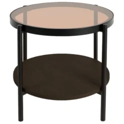 Powis Sidobord Ø48 cm Tawny Espresso