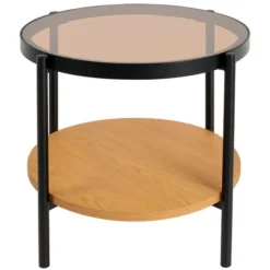Powis Sidobord Ø48 cm Tawny Natural
