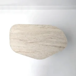 Praia (100 x 35 x 60 cm) Travertin Valnöt Skrivbord