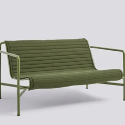Quiltad Dyna Till Palissade För Loungesoffa, Olivgrön