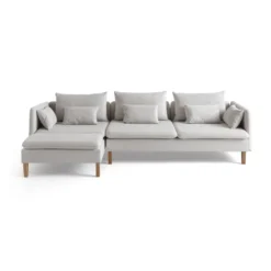 Quito Relax (185 x 95 x 92 cm) Hörnsoffa Creme
