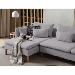 Quito Relax (185 x 95 x 92 cm) Hörnsoffa Grå