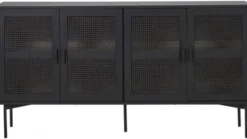 Raffels Sideboard 4 Dörr Svart