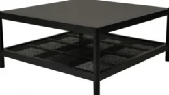 Raffels Soffbord 90x90 cm Svart
