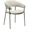 Reboot Stol Simply Beige, Antique Brass