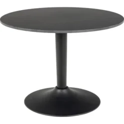Rennes Soffbord Rund 60 cm Svart Grantham