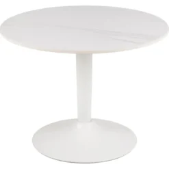 Rennes Soffbord Rund 60 cm Vit Unico