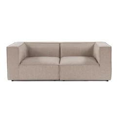 Reykjavik 2 (95 x 190 x 65 cm) 2-sitssoffa Sandbeige