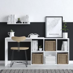 Reykjavik (74 x 145 x 45 cm) Skrivbord Vit ek