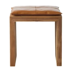 Rib Set Pall Teak, Ljusbrun Sittdyna