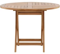 Rimini Matgrupp 100 cm ink Fällstolar Teak