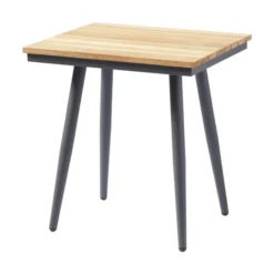 Rio Antracit/Teak Loungebord 50x45 cm