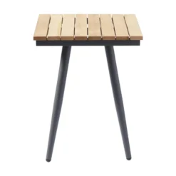 Rio Antracit/Teak Loungebord 50x45 cm