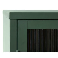 Riviera Vitrinskåp 140 cm Grön