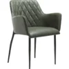Rombo Stol Vintage Green Art.Leather