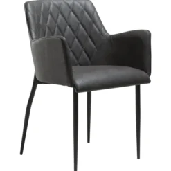 Rombo Stol Vintage Grey Art.Leather