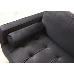 Rom (215 x 90 x 70 cm) 3-sitssoffa Svart ek