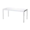 Rosenborg 165x80 cm Trädgårdsbord Vit