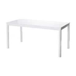 Rosenborg 165x80 cm Trädgårdsbord Vit
