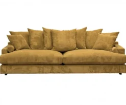 Saga 3,5-Sits Soffa Manchester Mustard