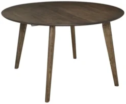 Sagene Matbord 110 cm Mörkbrun Ek