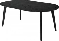 Sagene Matbord 130 cm Svart Ek