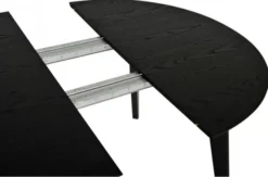 Sagene Matbord 130 cm Svart Ek